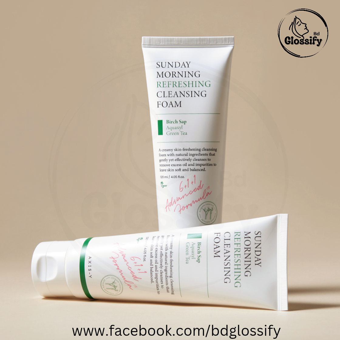 AXIS-Y Sunday Morning Refreshing Cleansing Fom (120ml) thumbnail 6
