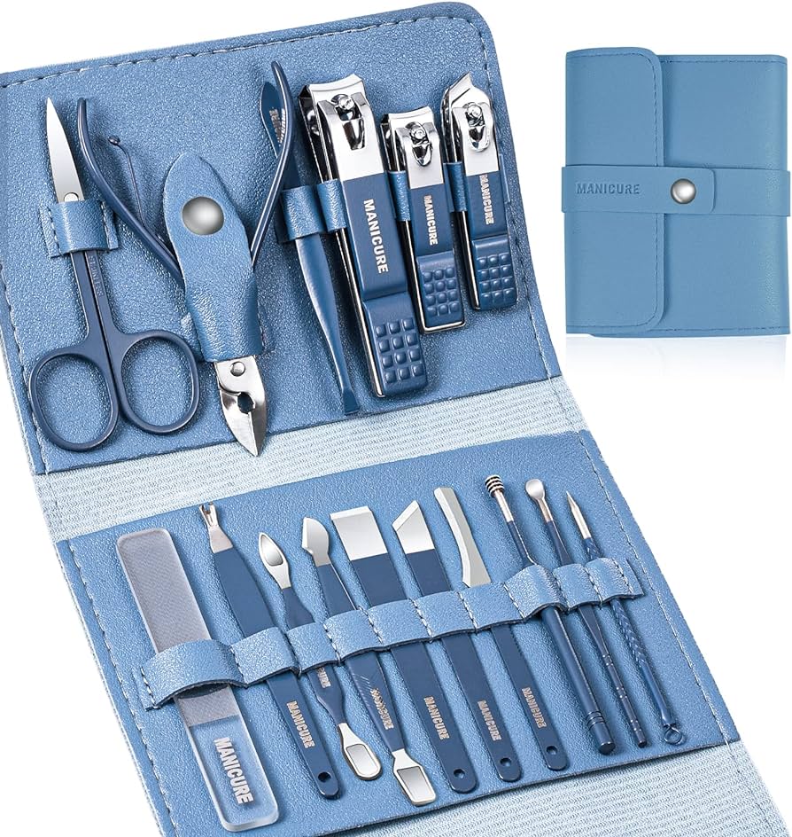 16Pcs Manicure Set Stainless Steel Nail