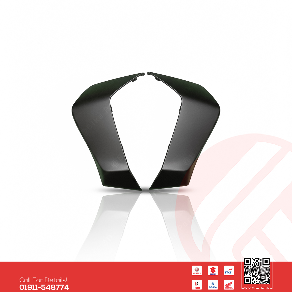 Air Guide Kan (Mat Black) for Yamaha MT15 V1 & MT15 V2 bike.