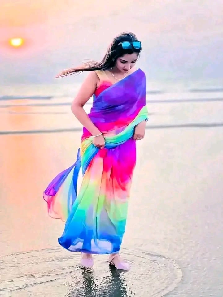 নিউ জর্জেট শাড়ি