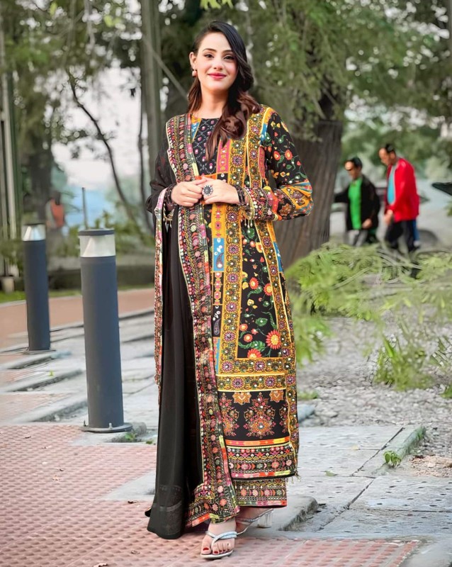 Georgette Readymade Three Piece - Image 6