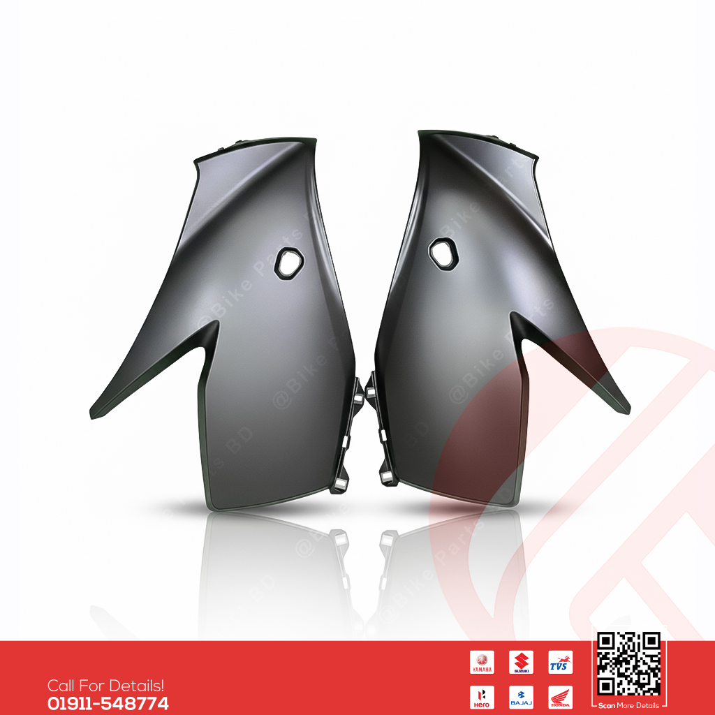 1/2 Part for Suzuki Gixxer SF (New Model-Mat Black Color) bike.