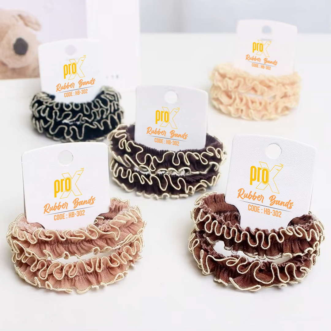 ProX Hair Haven Hair Band For Women HB-302-27 ( 2pcs ) Multi-Color