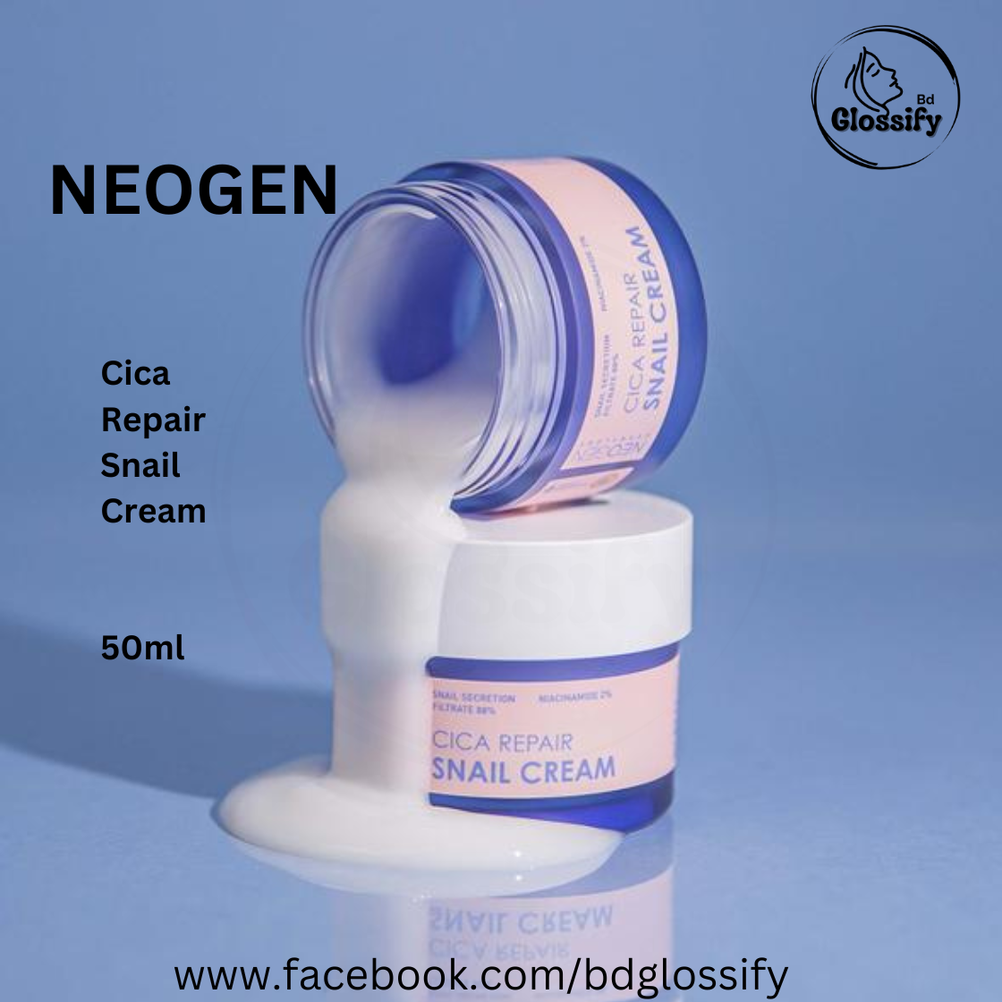 Neogen Cica Repair Snail Cream (50ml)