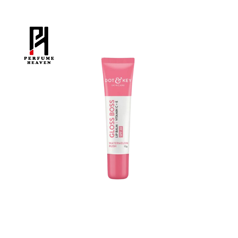 Dot and Key Gloss Boss Vitamin C + E Lip Balm with SPF 30 - Watermelon Rush (12gm)