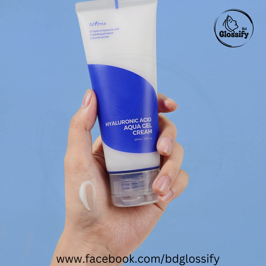 Isntree Hyaluronic Acid Aqua Gel Cream (100ml)