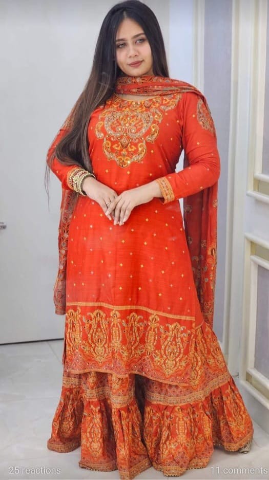 স্লাপ কটন গারারা থ্রি পিস - Image 1