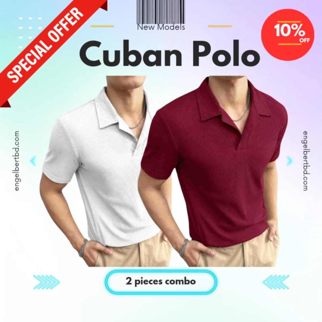 2 pieces combo Premium Cuban Polo 0.3_img_0