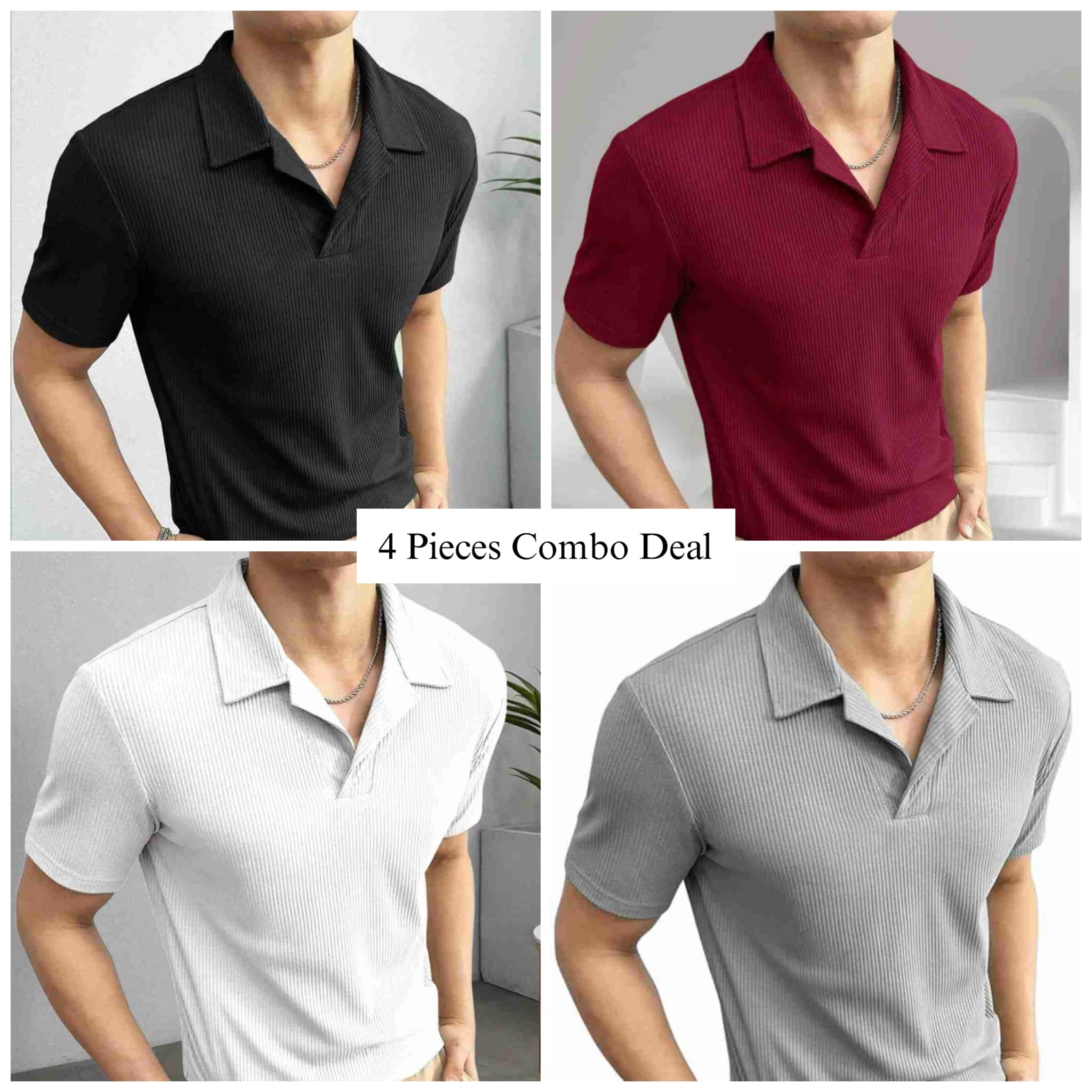 4 pieces combo Premium Cuban Polo 0.7_img_0