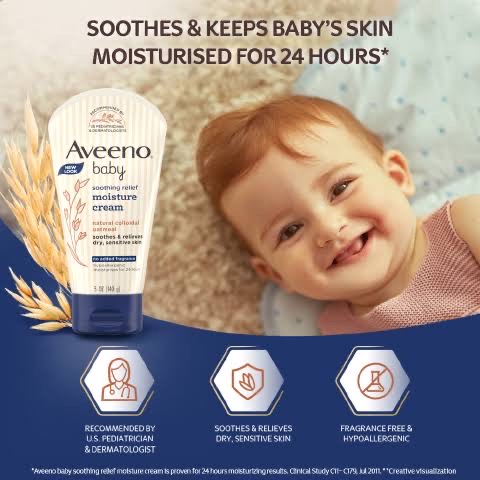 Aveeno Baby Soothing Relief Moisture Cream- 150ml_img_3