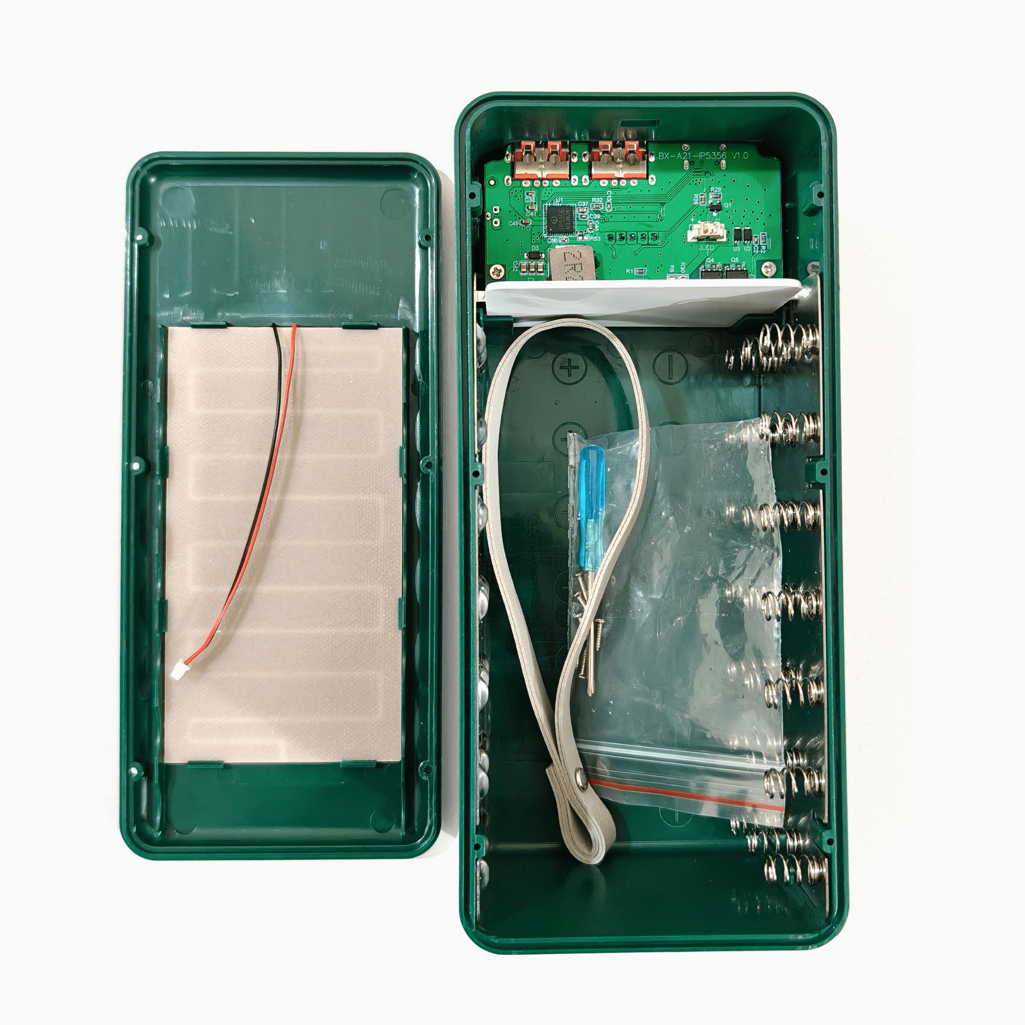 21pcs 18650 Battery Solderless 22.5W Fast Charging Power Bank Case with LED Light_img_2