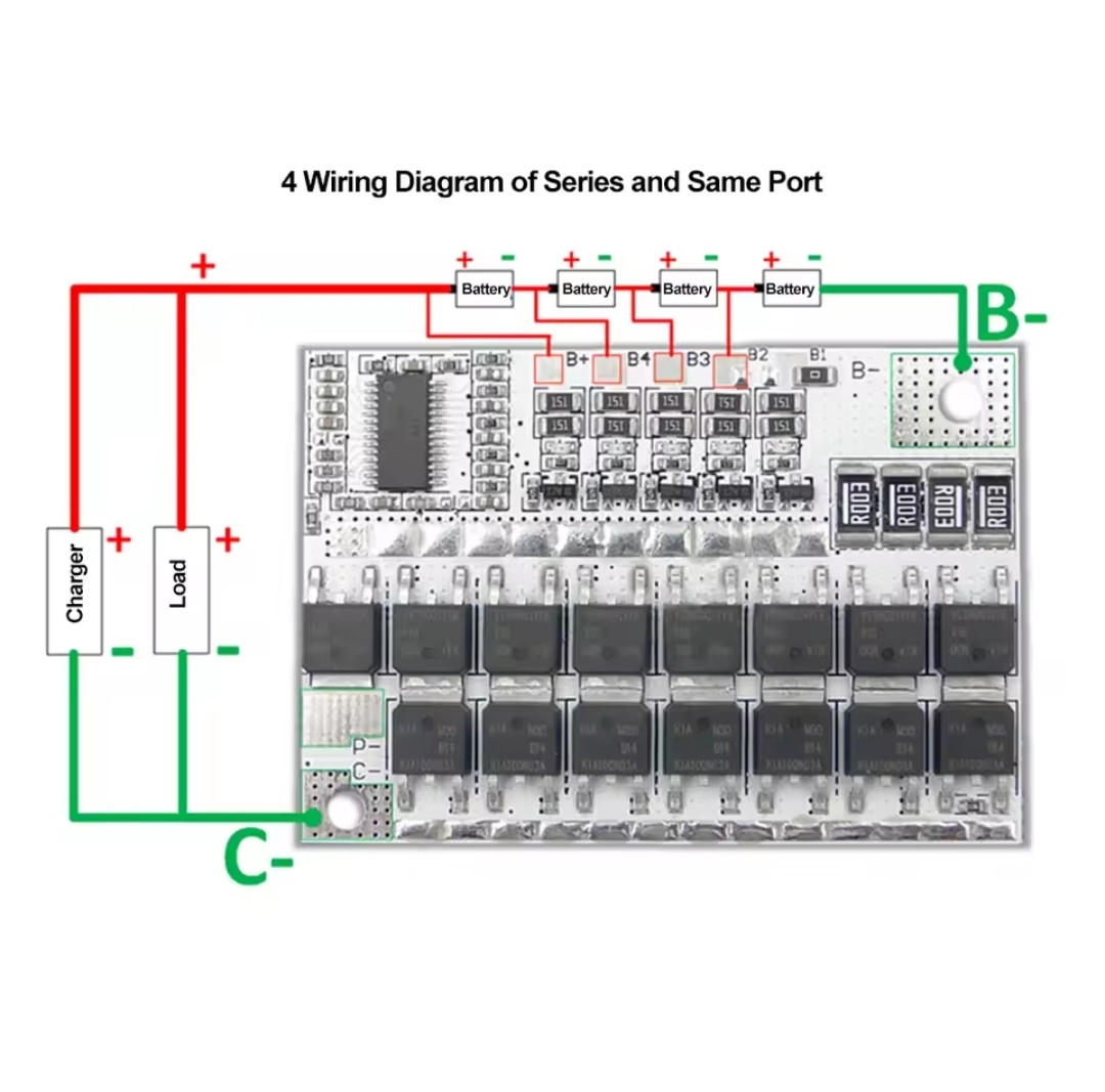 4S/5S 100A BMS 14.6V / 18.2V LiFePO4 & Ternary Lithium Battery Protection Circuit Board with Balancing S0318_img_1