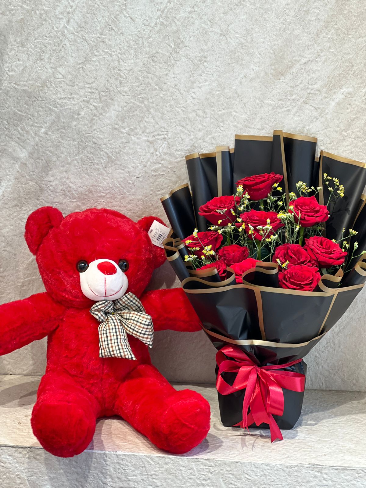 Teddy  & Flower's bouquet