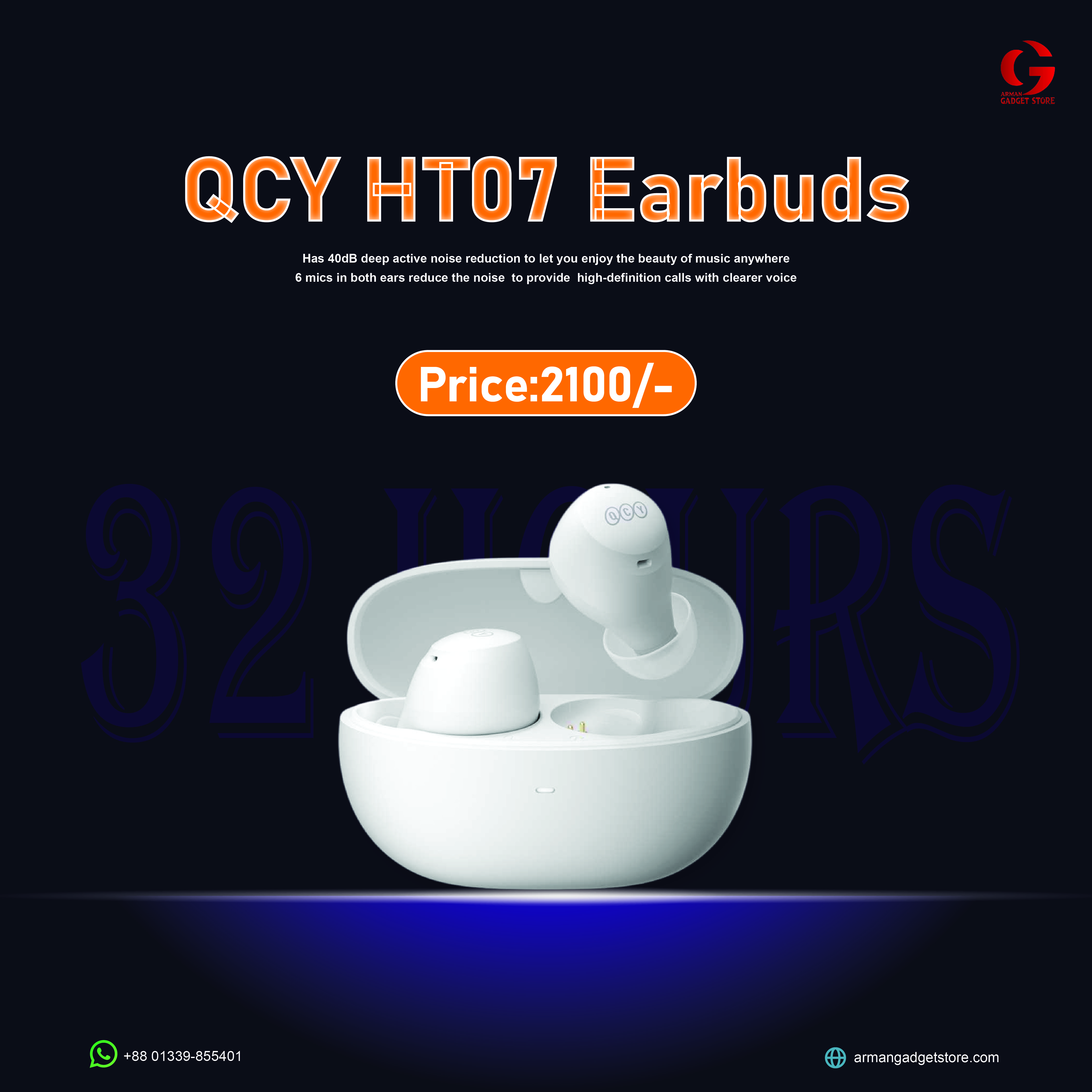 QCY HT07 ArcBuds – ANC True Wireless Earbuds (Bluetooth 5.2)_img_0