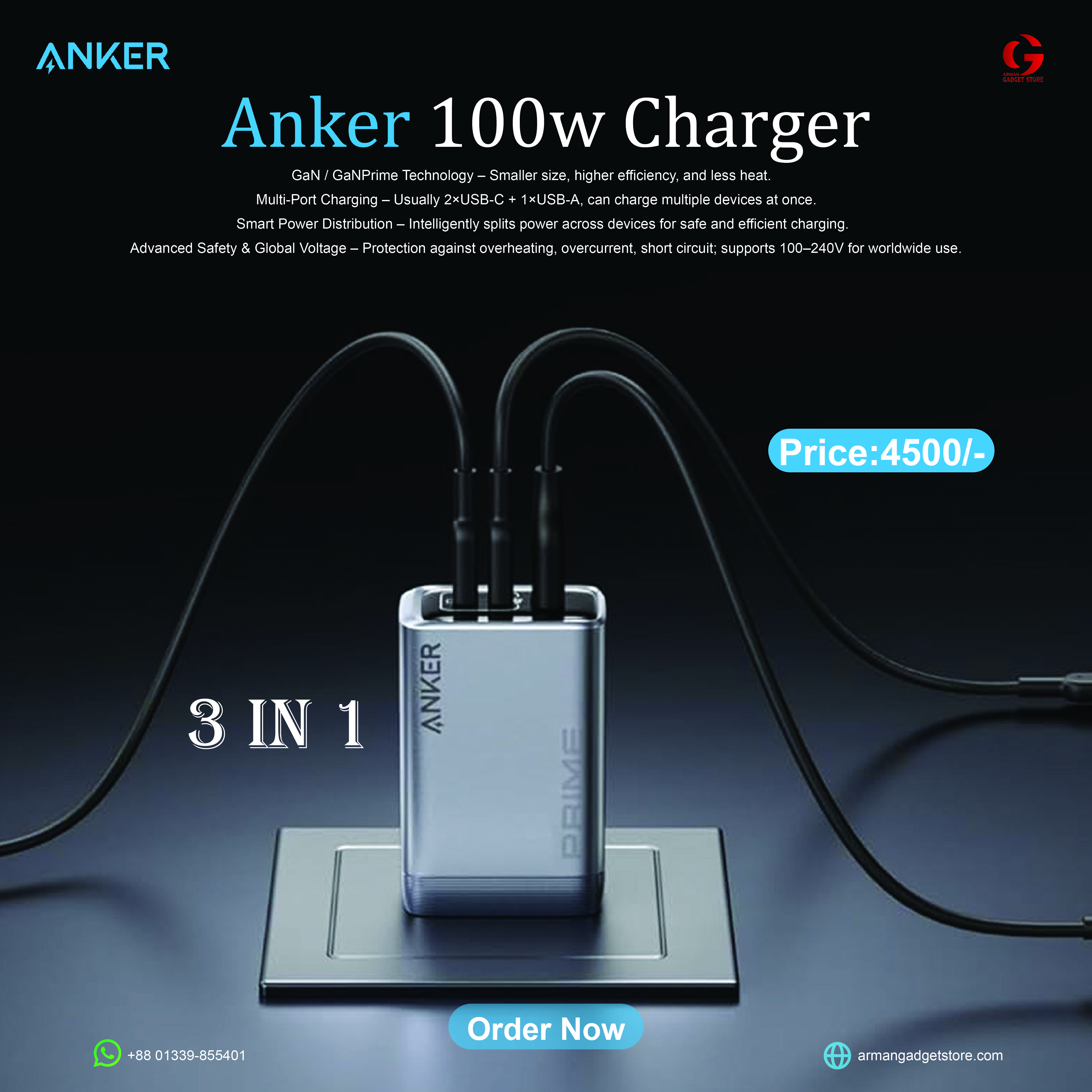 ANKER 100W B121B Charger_img_0