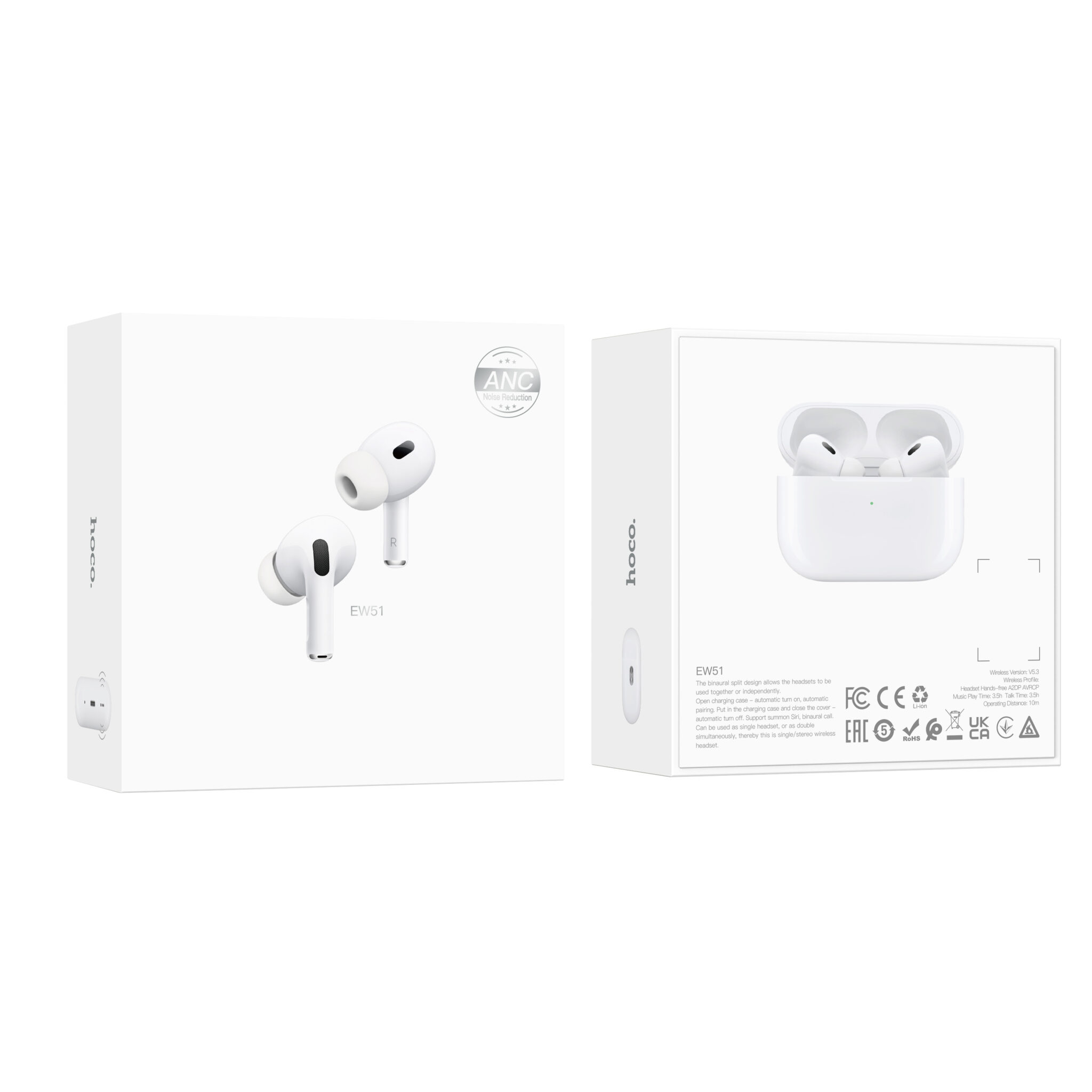 Hoco EW51 ANC True Wireless Bluetooth Earbuds_img_2