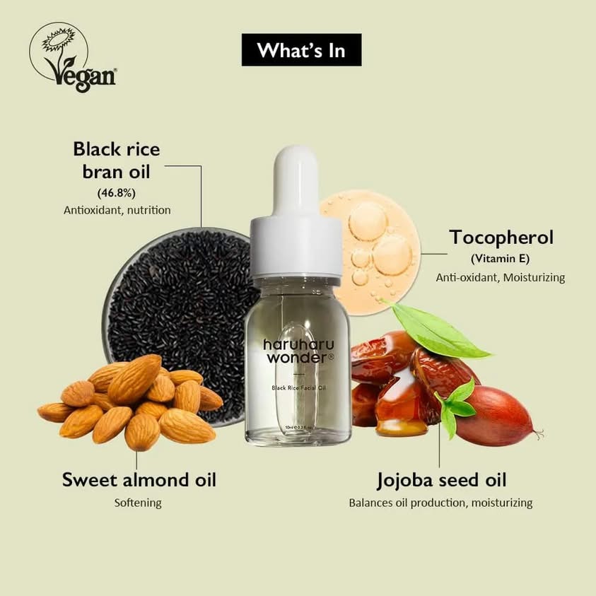 Haruharu Wonder Black Rice Facial Oil 10ml_img_3