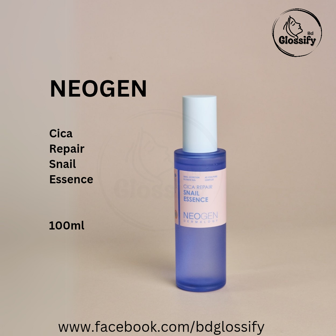 NEOGEN Cica Repair Snail Essence (100ml)