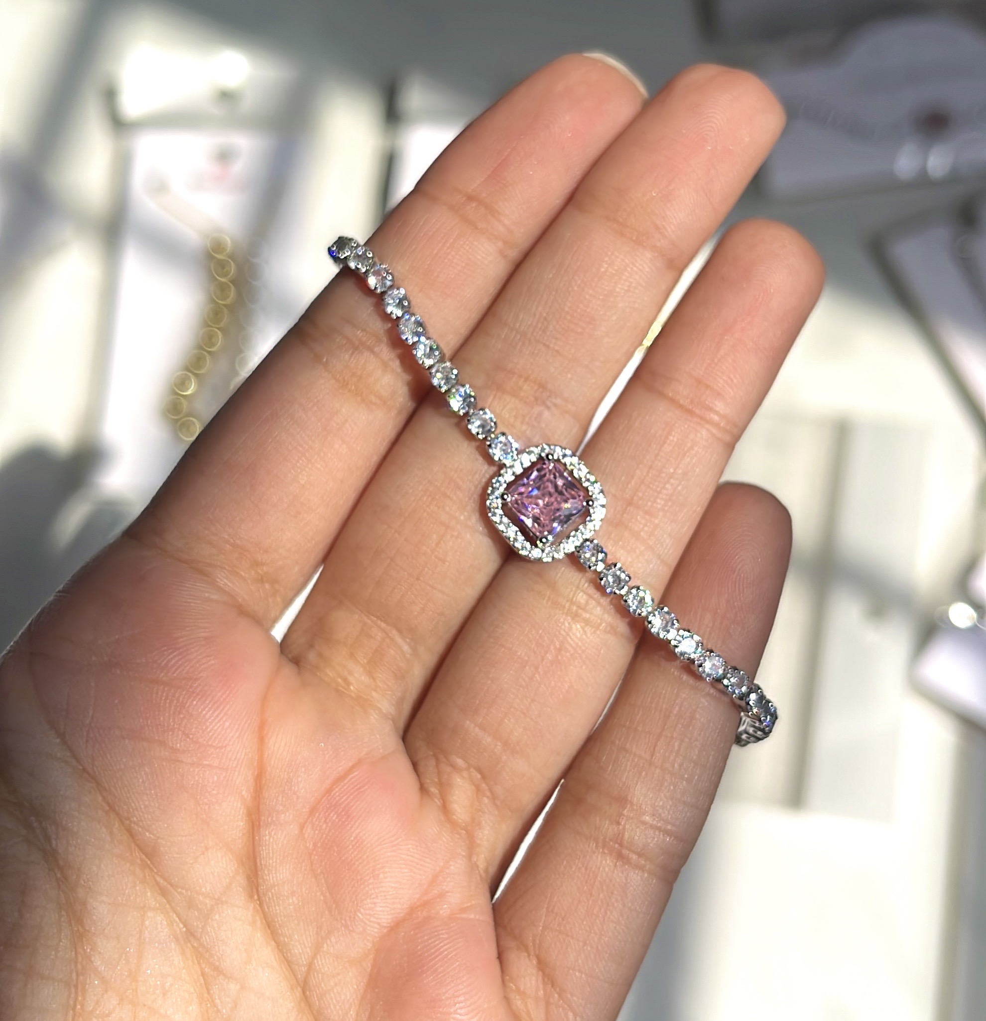 Zircon adjustable bracelet_img_0