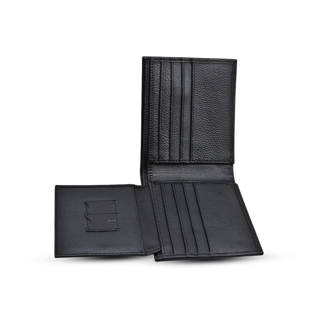 ProX High Quality Original Cow Leather Wallet_FW-2722 Black_img_1