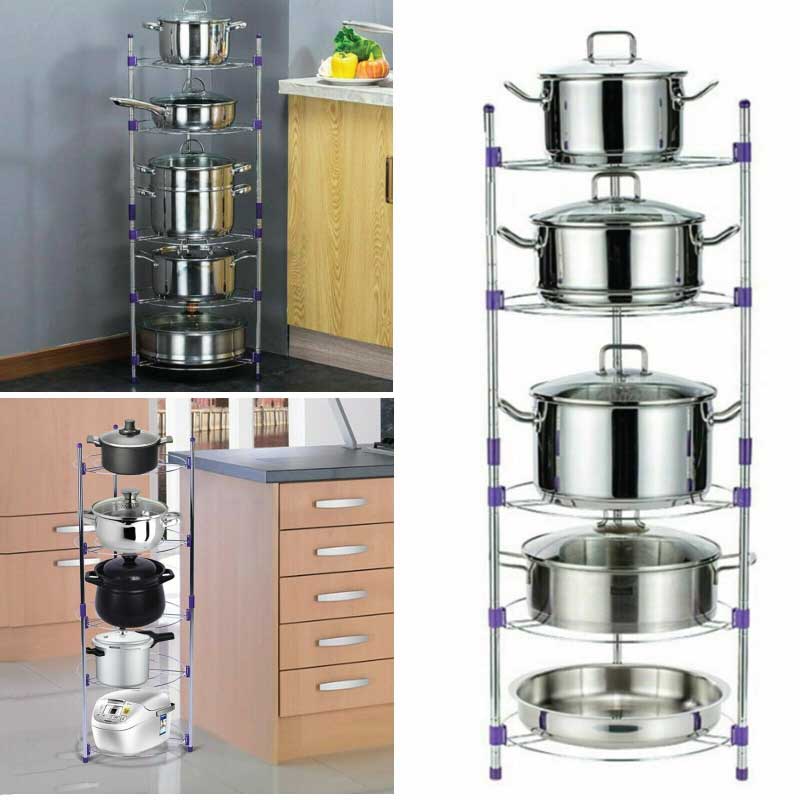 Layer Kitchen Pot and Pan Rack Organizer_img_2