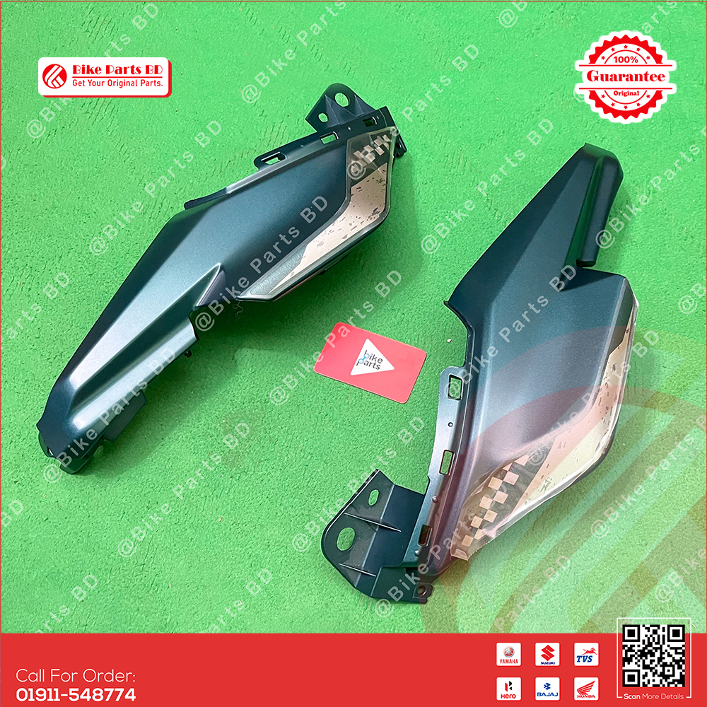 Back Panel for Yamaha FZS V3 (Vintage Green) bike.