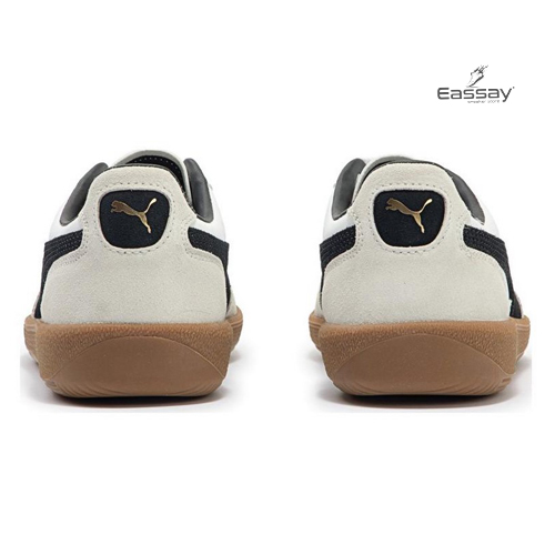 Puma Palermo White and Black Step Sneakers_img_1