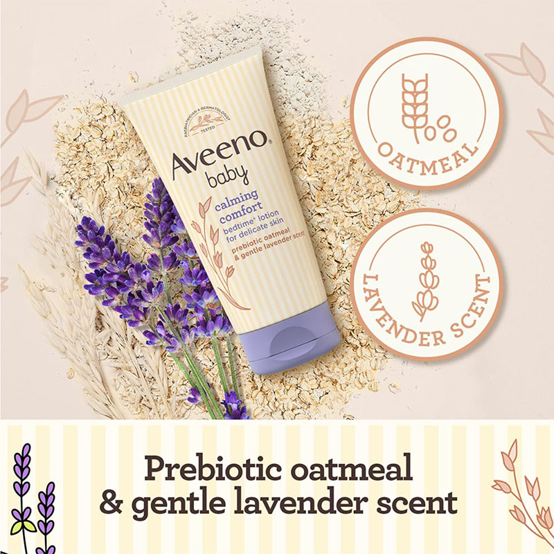 Aveeno Baby Calming Comfort Bedtime Lotion for Delicate Skin_img_1