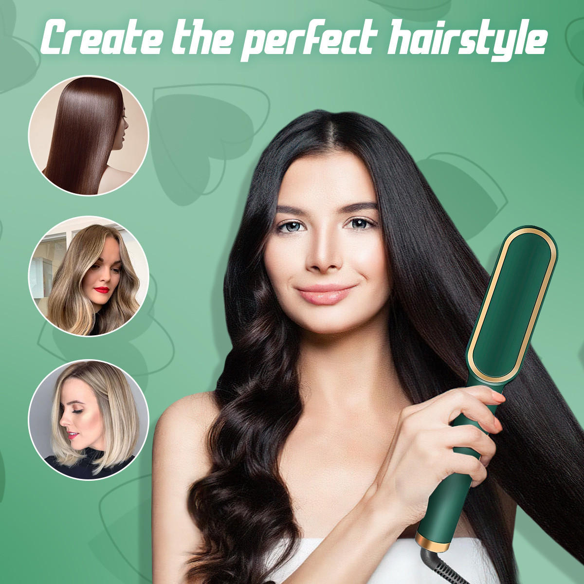 2-in-1 Professional Hair & Beard Straightener Comb_img_3