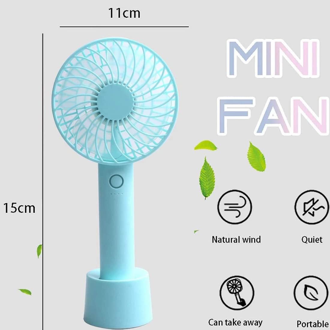 Portable Handheld & Desktop Fan – USB Rechargeable, 3 Speeds_img_3