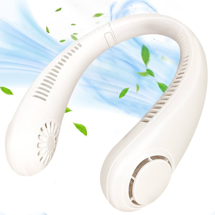 Bladeless Wearable Neck Fan – Hands-Free, USB Rechargeable, 3 Speeds_img_0