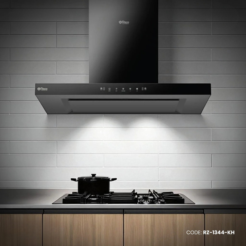 Rizco Kitchen Hood 30" Luminous 125 (Black) RZ-1344-KH