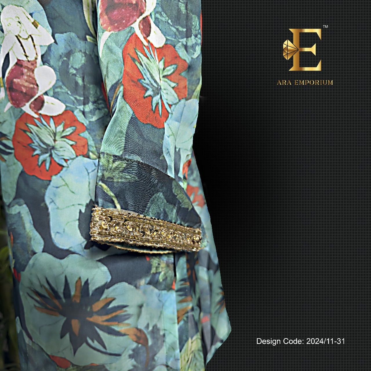 Botanic Bloom Luxe Cord Set – by Ara Emporium - Image 3