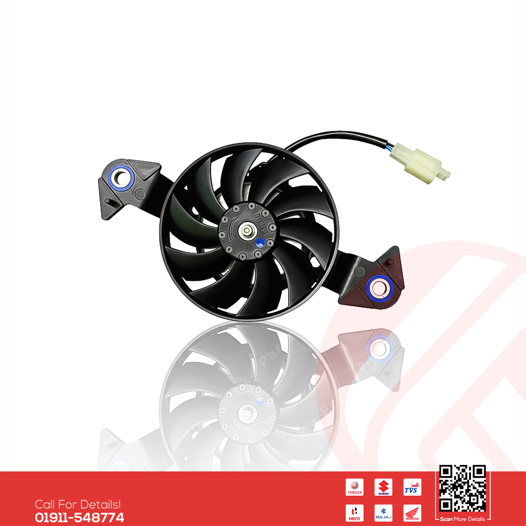 Radiator Blower (fan) for Yamaha R15 V2, R15 V3, R15 V4, R15M, MT15 V1, MT15 V2 bike.