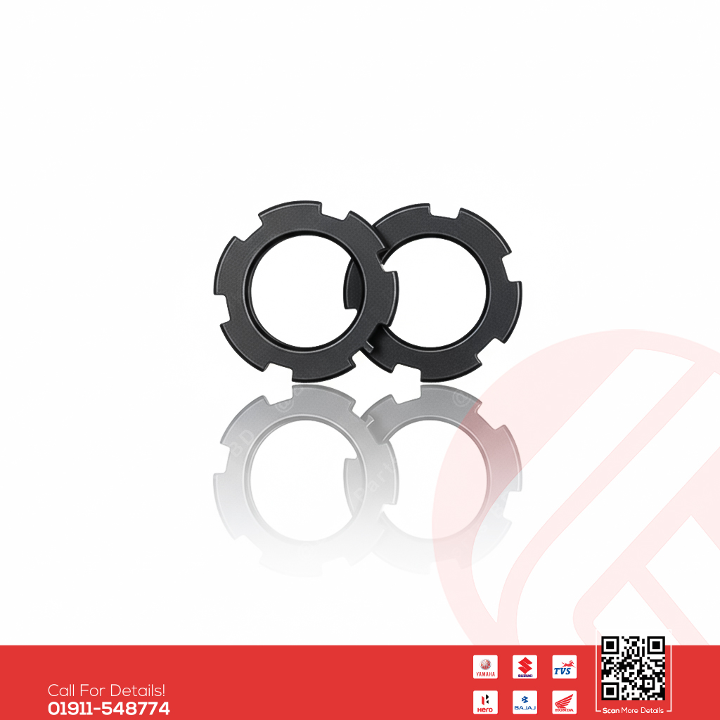 Jam Nut (Fork Nut-2 Pcs) for Yamaha bike.