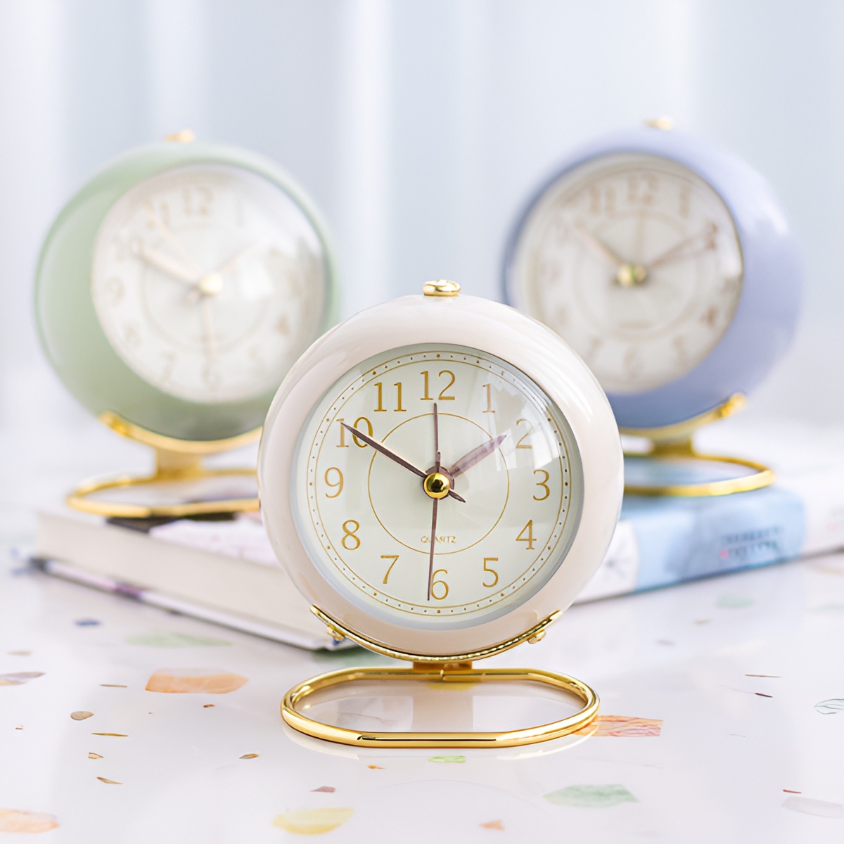 Premium Metal Silent Alarm Clock_img_0