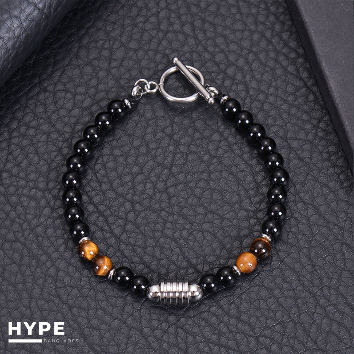 Tiger’s eye beaded bracelet for men