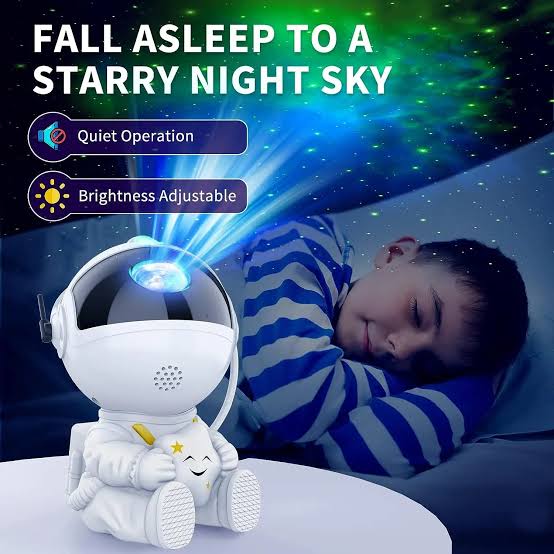 Mini Astronaut Star Projector Robot Light for Room Decor_img_3