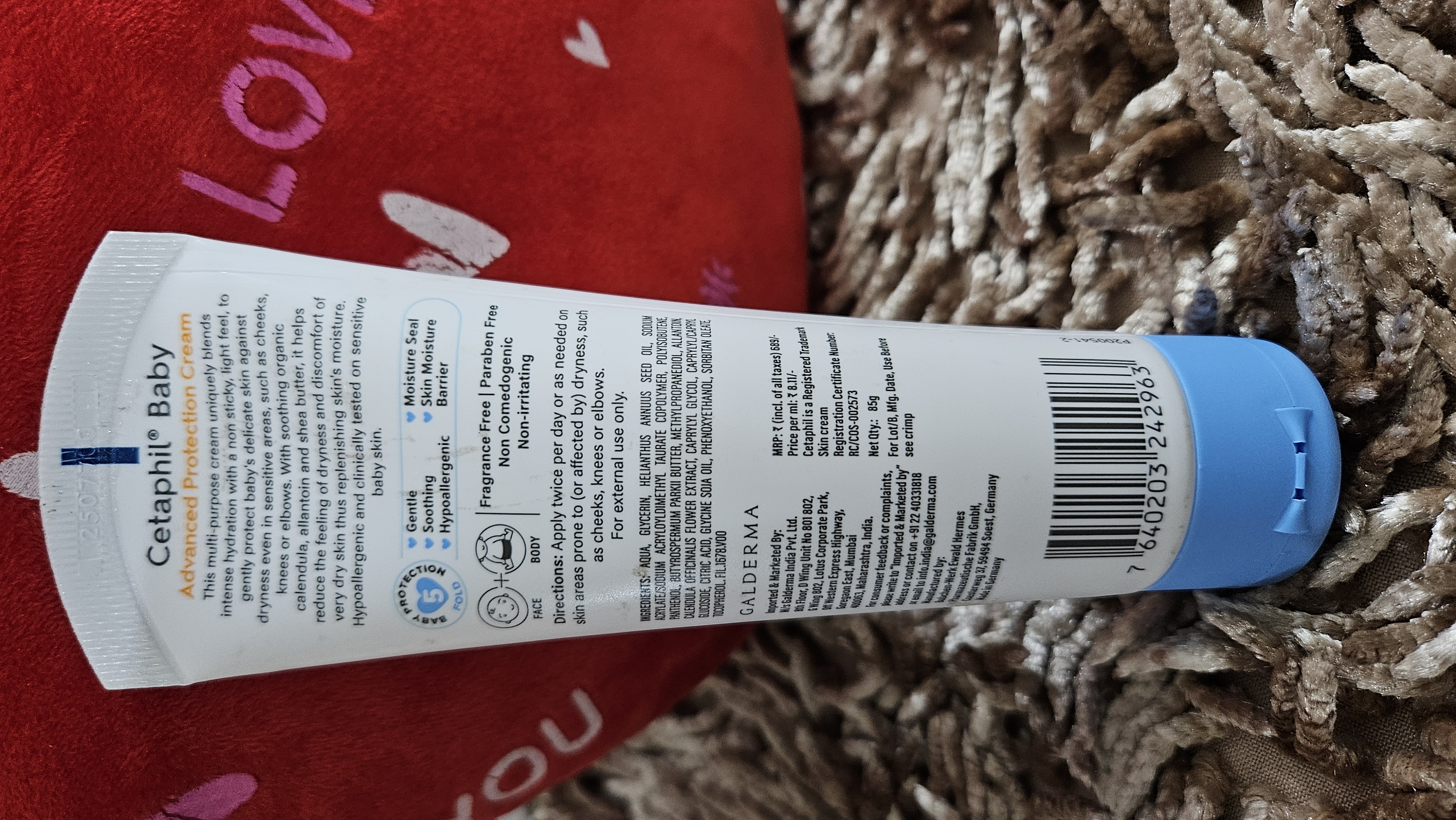 Cetaphill organic calandula advance protection Cream - 85gm_img_1