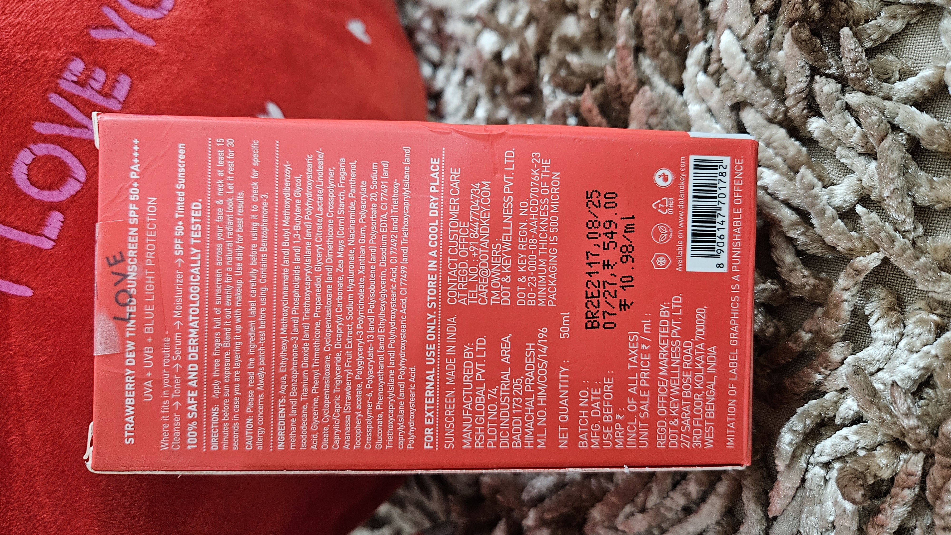 Dot & Key Tinted Sunscreen -50ml_img_1