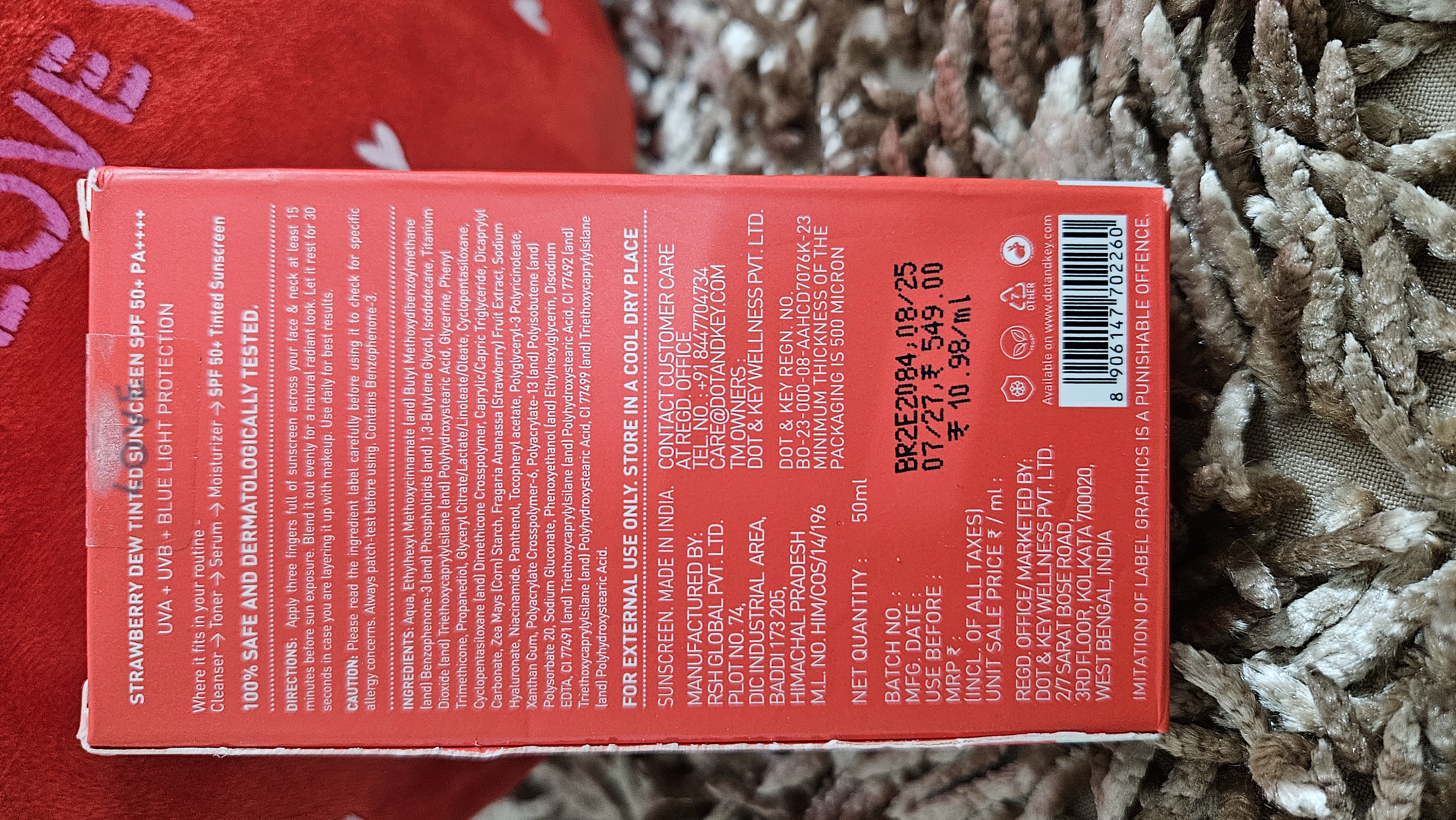 Dot & Key Tinted Sunscreen -50ml_img_1
