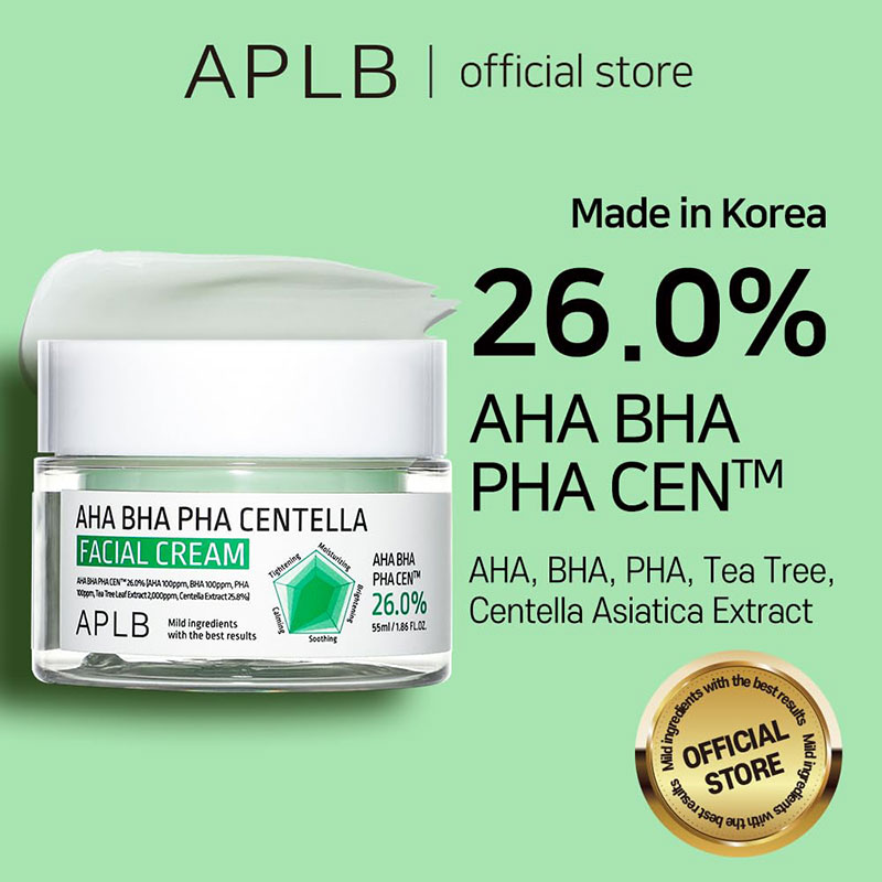 APLB Aha Bha Pha Centella Facial Cream – 55ml_img_1