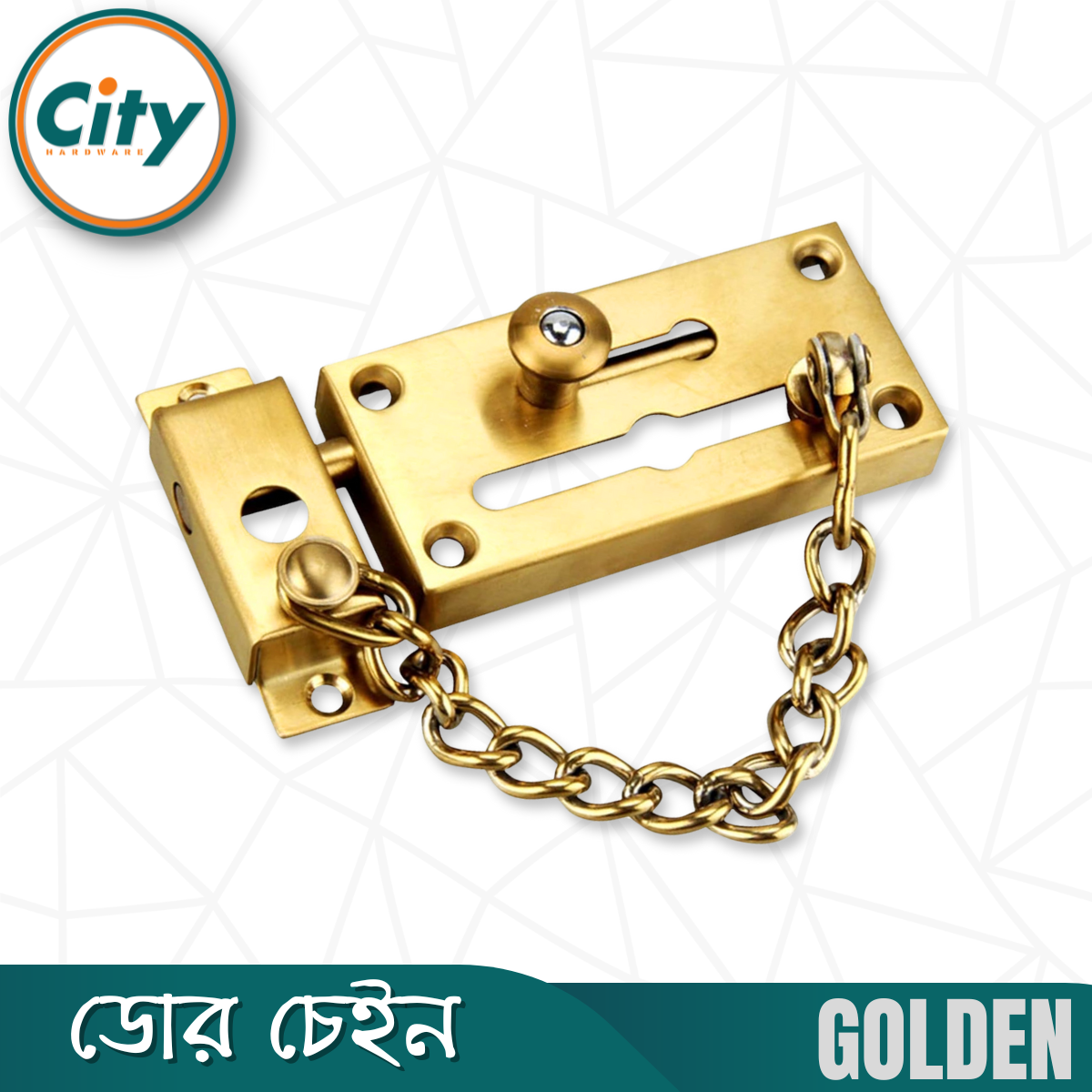স্টেইনলেস স্টিলের ডোর চেইন বোল্ট সহ টপ সিকিউরিটি কাঠের দরজার লক বিভিন্ন রঙের ডোর চেইন_img_3