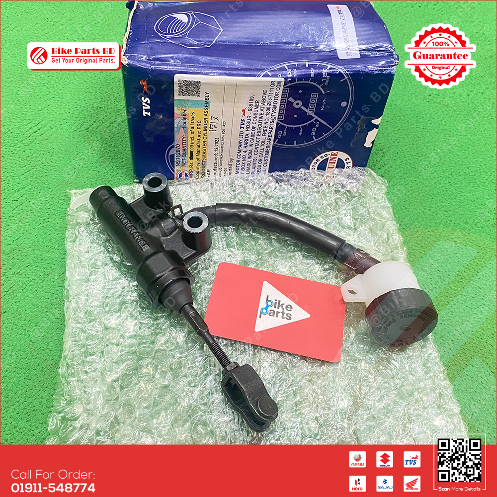 Master Cylinder Rear for TVS RTR 2V 160cc bike.