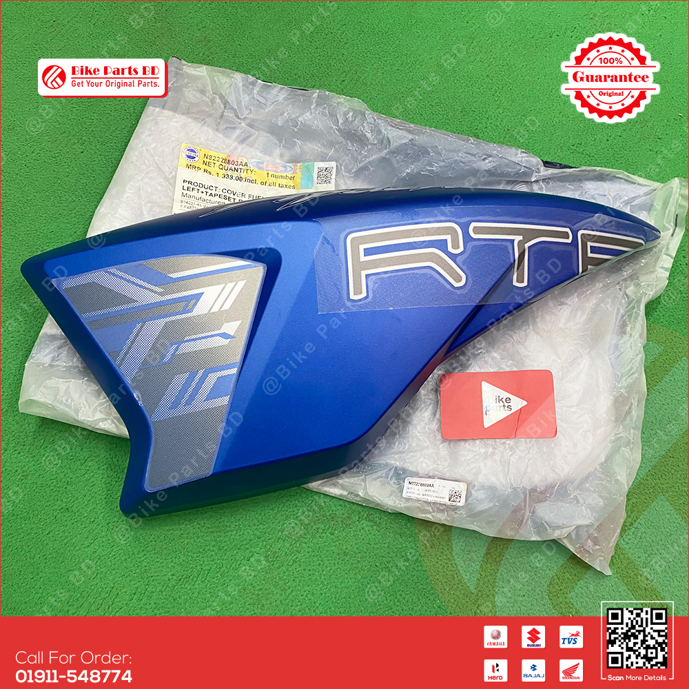 Tanky Kan (Mat Blue Color-1 Pair) for TVS RTR 2V 160cc bike.