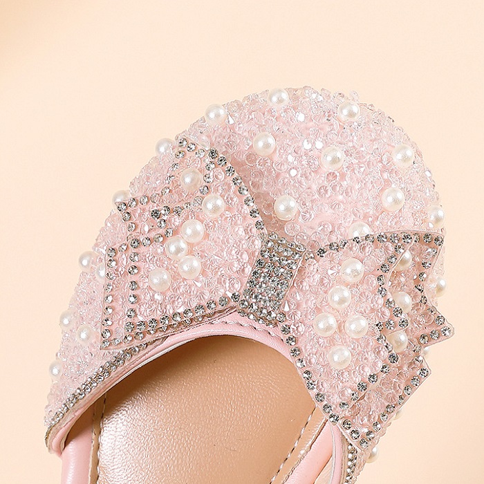 Kids Girls Pearl Bow Princess Shoes (2 years to 8.5 years)_img_4