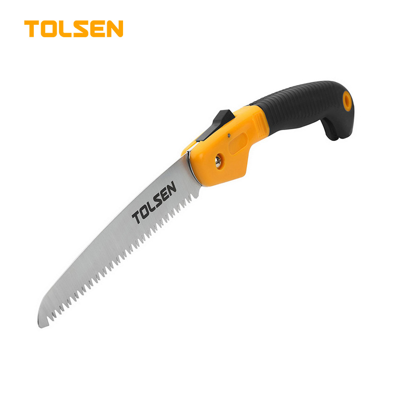 TOLSEN 31014 Foldable Garden Saw | 7" (180mm) | 7TPI 65Mn Blade | Two-Component Handle | Model: 31014_img_0