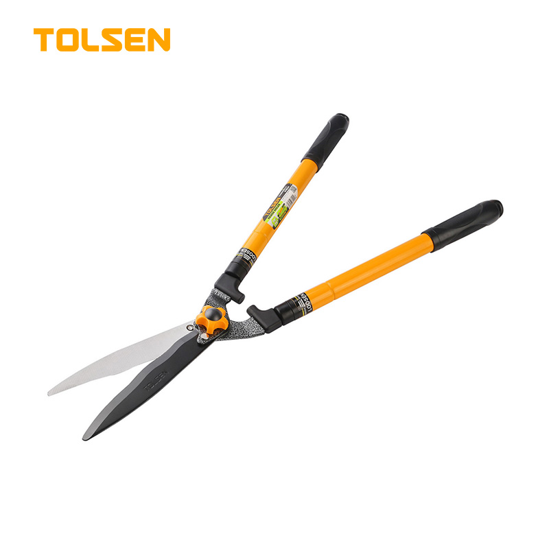 TOLSEN 31024 Garden Hedge Shear | Adjustable Telescopic (26"-36") | Steel Tube Handle | PVC Grip | Model: 31024