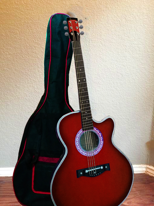 38 inch Acoustic Guitar, Mahogany Top