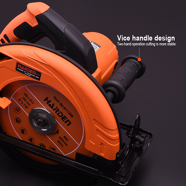 HARDEN 235mm Circular Saw, 2300W, (9-1/2"), Hand Electric Saw Machine Electric Circular Saw For Wood Cutting; Model 751532_img_6
